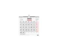 Finocam - Calendario Neutro de Pared para Escribir 2026 - 780060026 780060026