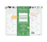 Finocam Calendario Nevera Pared Bloc Imán Escribir 2027 Design Español | Calendario mensual. Planificación y Organización. Ideal para la nevera y superfícies metálicas