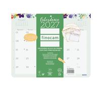 Finocam Calendario Nevera Pared Imán Escribir 2027 Design · Portugués | Calendario mensual. Planificación y Organización. Ideal para la nevera y superfícies metálicas