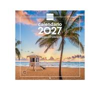 Finocam Calendario Pared 2027 Imágenes Paisajes paradisíacos Español