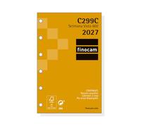 Finocam Classic Recambio Anual 2027 | Semana Vista H. | Idioma: Catalán | Semana Vista Horizontal. Compatible con organizadores de anillas
