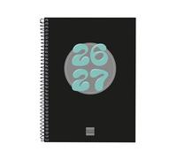Finocam Cool Agenda Curso 2026 2027 Semanal | Negro · Catalán