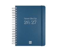 Finocam Cosmo Flex Agenda Curso 2026 2027 | 1 Día Página · Septiembre 2026 - Agosto 2027 (12 meses) | Azul · Idioma: Español - Agenda académica - Agenda diaria