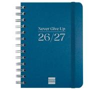 Finocam Cosmo Flex Agenda Estudiante Espiral 8º 120x169 mm Azul Curso 2026-2027
