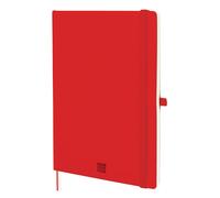 Finocam - Cuaderno Nexo Tapa Blanda con 72 Hojas Microperforadas Ideal para Escribir y Dibujar | Cuaderno con bolsillo interior, dos cintas punto, anilla portabolígrafo y cierre con goma elástica - Co