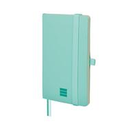 Finocam - Cuaderno Nexo Tapa Blanda Rayado Horizontal Turquesa | Cuaderno Pequeño de Hojas Microperforadas | Bolsillo y Portabolígrafo | 72 Hojas,Ideal para Escribir