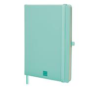 Finocam - Cuaderno Nexo Tapa Dura con 72 Hojas Microperforadas Ideal para Escribir y Dibujar | Cuaderno con bolsillo interior, dos cintas punto, anilla portabolígrafo y cierre con goma elástica - Colo