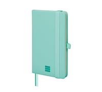 Finocam - Cuaderno Nexo Tapa Dura Liso Turquesa | Cuaderno Pequeño de Hojas Microperforadas | Bolsillo y Portabolígrafo | 72 Hojas,Ideal para Escribir y Dibujar