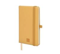 Finocam - Cuaderno Nexo Tapa Dura Rayado Horizontal Camel | Cuaderno Pequeño de Hojas Microperforadas | Bolsillo y Portabolígrafo | 72 Hojas,Ideal para Escribir
