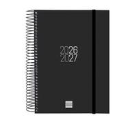Finocam Espir Agenda Curso 2026 2027 Diaria | Negro · Español | 1 Día Página. Septiembre 2026 Agosto 2027 (12 meses). Agenda académica y escolar
