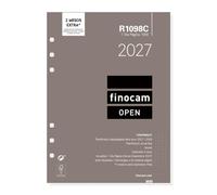 Finocam Open Recambio Anual 2027 | 1 Día Página | Idioma: Catalán | Compatible con organizadores de anillas