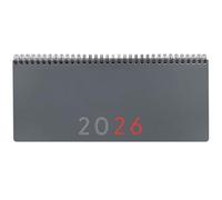 Finocam - Planificador Agenda + Notas Semana Vista 2026 Semana Vista + notas Enero 2026 - Diciembre 2026 (12 meses) Gris Español