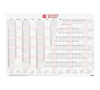 Finocam Planificador Póster Mixto 2027 Año Vista | Neutro · Español