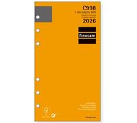 Finocam Recambio Agenda Anual Classic C998 1 Día Página 94x171 mm 2026
