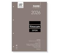 Finocam - recambio agenda open 2026 1 día página - enero - diciembre