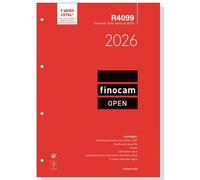 Finocam Recambio Anual Agenda De Anillas Open R4099 210x297 mm 2026