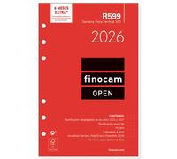 Finocam Recambio Anual Agenda De Anillas Open R599 500 117x181 mm Svv 2026