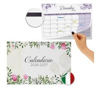 Finoly Calendario Magnetico Nevera Julio 2026 Diciembre 2027 (18 Meses) en Italiano | Calendario Iman Nevera 2026 | Almanaque Magnético con Adhesión Fuerte (Naturaleza)