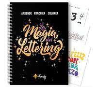 Finoly Cuaderno Lettering Adultos | libro Aprender a Escribir A4
