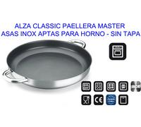 FINSTOCK Alza Classique Paellera Inox 32 cm sin tapa apta para horno
