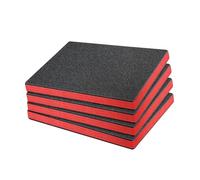 Fiocias Juego de 4 Protectores de Espuma para Cajones de Cajas de Herramientas, Ideales para Embalar Estuches de Cámaras.