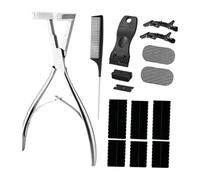 Fiocias Kit de Herramientas para Extensiones de Cabello: Pinza Ergonómica Y Cómoda para Sellar Las Extensiones.