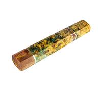 Fiocias Mango Octagonal para Cuchillo de Cocina Mango de Resina Ligero Empuñadura de Repuesto Duradera Accesorio Artesanal para Reparar Cuchillos Adecuado Par, Estilo C