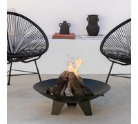 FIRE BOWL - Brasero Exterior Negro