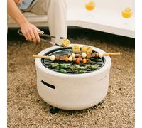 FIRE BOWL GRILL - Brasero Exterior Con Grill Exclusive