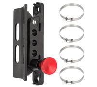 Fire Extinguisher Mount, Heavy Duty Extinguisher, Travel Protection Kit, Automotive Safety Accessory for Camping, Trailer, Motorhome, Farm and Outdoor, 6,52 x 1,18 pulgadas, Black