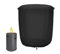 Fire Pit Cover, Fade Resistant Round Patio Blanket, Impermeable Heater Insulation Shield, Durable Outdoor Column Protector, Weatherproof Grill Mantel Guard, Ideal para Garden Lawn Deck Use