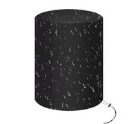 Fire Pit Covers - Round Grill Accessories, Drawstring Secure Fit Weather Resistant Heavy Duty Protection Cover, Outdoor Winter Shield Dust Rain Sun Guard | Garden Backyard Farm Patio Camping Cooking T
