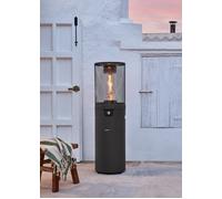 FIRE ROUND HEATER - Calefactor De Gas 8kW Para Terrazas Y Exteriores Negro