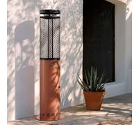 FIRE ROUND PELLET HEATER - Estufa De Exterior 17.5 KW De Pellets Sin Humo Terracota