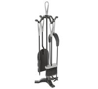 Fire Vida Buxton Companion Set, Metal, Negro/níquel, 5 Piezas