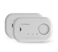 FireAngel 2 Detectores de Monóxido de Carbono con Sensor de 10 Años de Duración y Pilas AA - Alarma de CO Portátil - FA6813