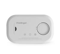 FireAngel FA6813 - Alarma y detector de monóxido de carbono - Sensor de 10 años de vida útil para el hogar con pilas AA - Detector de monóxido de carbono portátil de viaje - Monitor detector de CO con