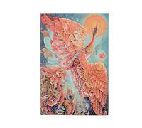 Firebird (Birds of Happiness) Mini Lined Hardback Journal (Elastic Band Closure)