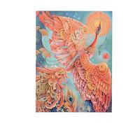Paperblanks Cuaderno de tapa dura Firebird (Birds of Happiness) Rayado ultra con cierre elástico