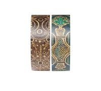 Paperblanks – Washi First Folio/Turquoise Chronicles – Pack mixto 2 diseños, metalizado, 15mm×10m