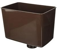 First plast rcr080 m-y archivador pluviale rectangular, marrón, 80 mm