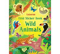Primer libro de pegatinas – Animales salvajes – Serie First Sticker Books – Usborne