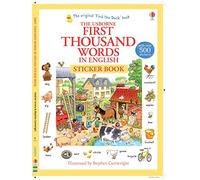 First Thousand Words in English – Libro de pegatinas – Usborne