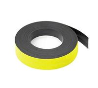 FIRST4MAGNETS Magflex Lite Flexible Matt Matt Yellow Magnetic Tape Para Pizarras, Tableros de Notificacion O Archivadores - 19mm de Ancho - 5m de Longitud