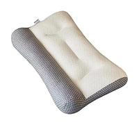 Firulab Almohada ergonómica, tracción inversa y particiones, Almohada ortopédica ergonómica para Cama con Soporte para el Cuello para Todas Las Posiciones para