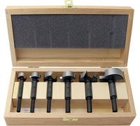 FISCH-Tools: Juego de brocas Forstner Wave-Cutter, 6 piezas, de 20 a 50 mm