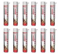 Fischer 12 unidades de espuma de poliuretano 1K 750 ml, universal, uso manual