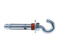 Fischer 45775 Anclaje metálico H (Envase de 50 ud.), FSL GANCHO ABIERTO M8X60 D10