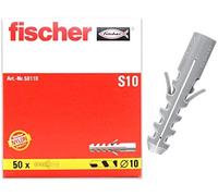 Fischer 50110 tornillo de anclaje y taco 50 pieza(s) enchufe de pared