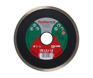 fischer 512875 Disco FCD-CES 125 X 1,6 X 22, Diamante, negro, 125x1,6x22,23